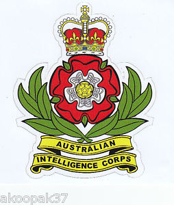 The Australian Intelligence Corps arms