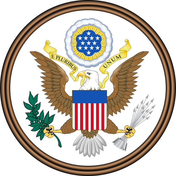 The United States eagle