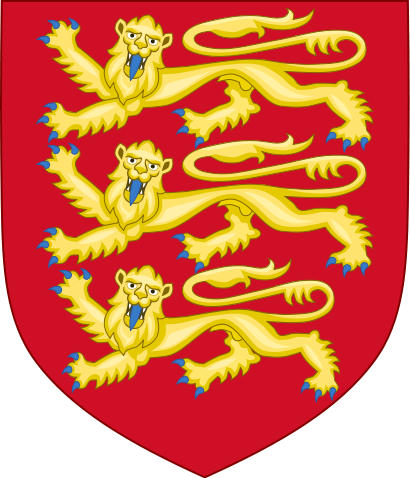 The royal arms of England